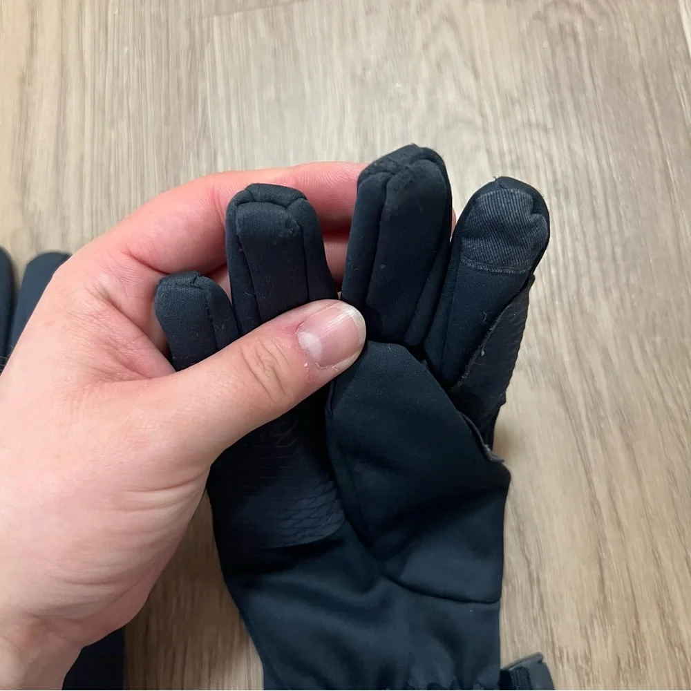 Kids Navy Winter Gloves Fleece Lined Cold Weather EU 122–140 (7-10 years)